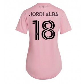 Inter Miami Jordi Alba #18 Replika Hemmatröja Damer 2023-24 Kortärmad